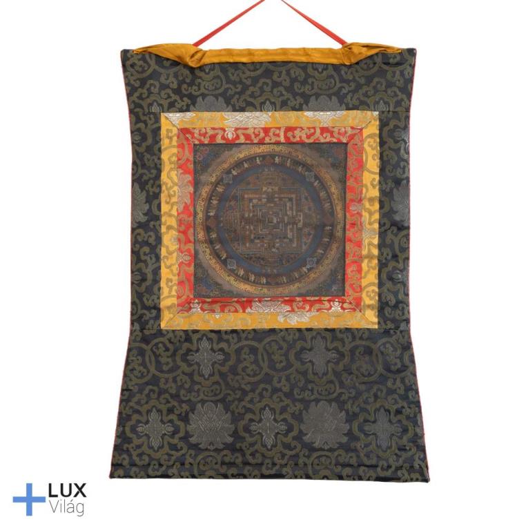 Kálacsakra mandala antikolt thangka