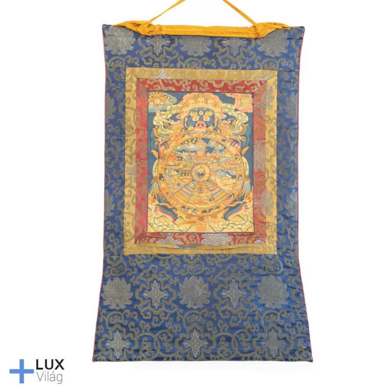 Az élet kereke thangka