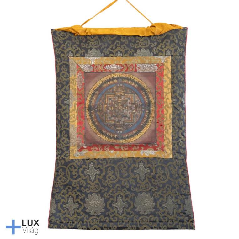 Kálacsakra mandala antikolt thangka