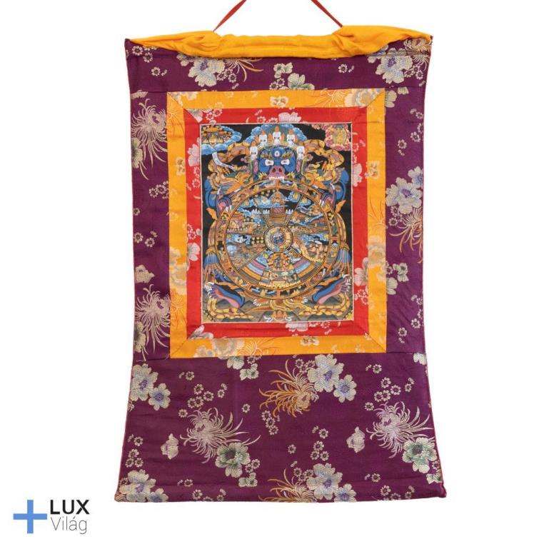 Az élet kereke thangka