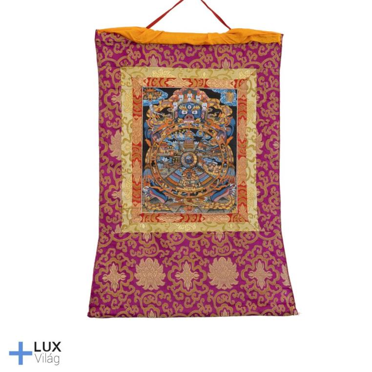 Az élet kereke thangka
