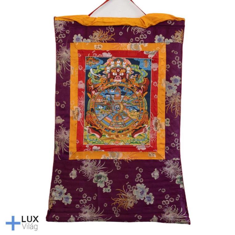 Az élet kereke thangka