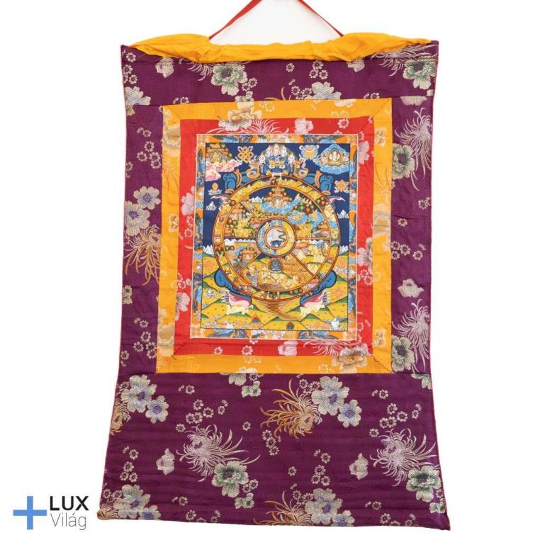 Az élet kereke thangka