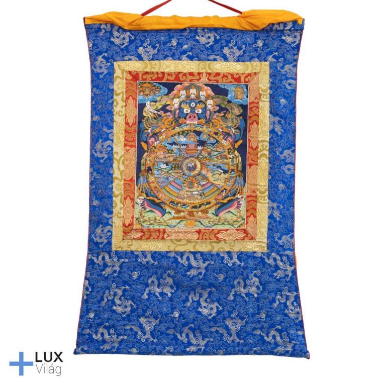 Az élet kereke thangka
