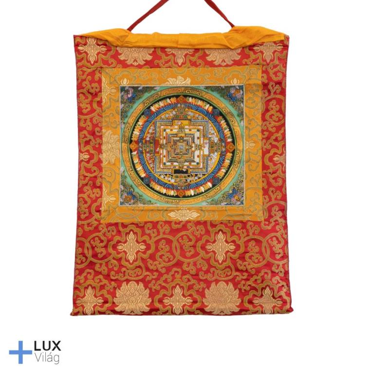 Kálacsakra mandala thangka