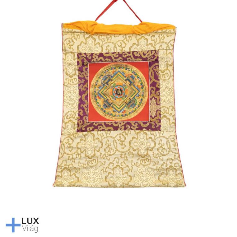 OM mandala thangka
