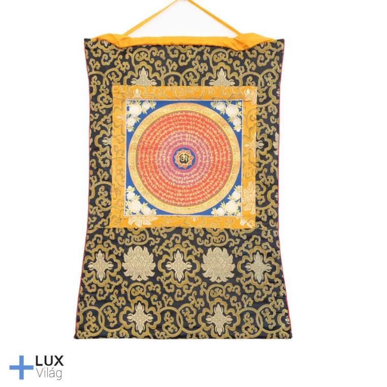 OM MANI PADME HUNG mandala thangka
