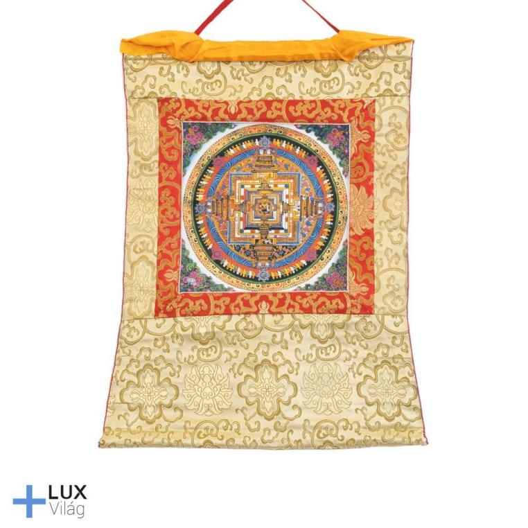 Kálacsakra mandala thangka