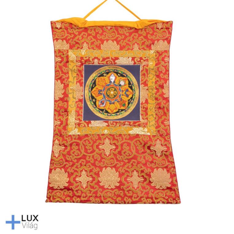 Nyolc szerencseszimbólum thangka
