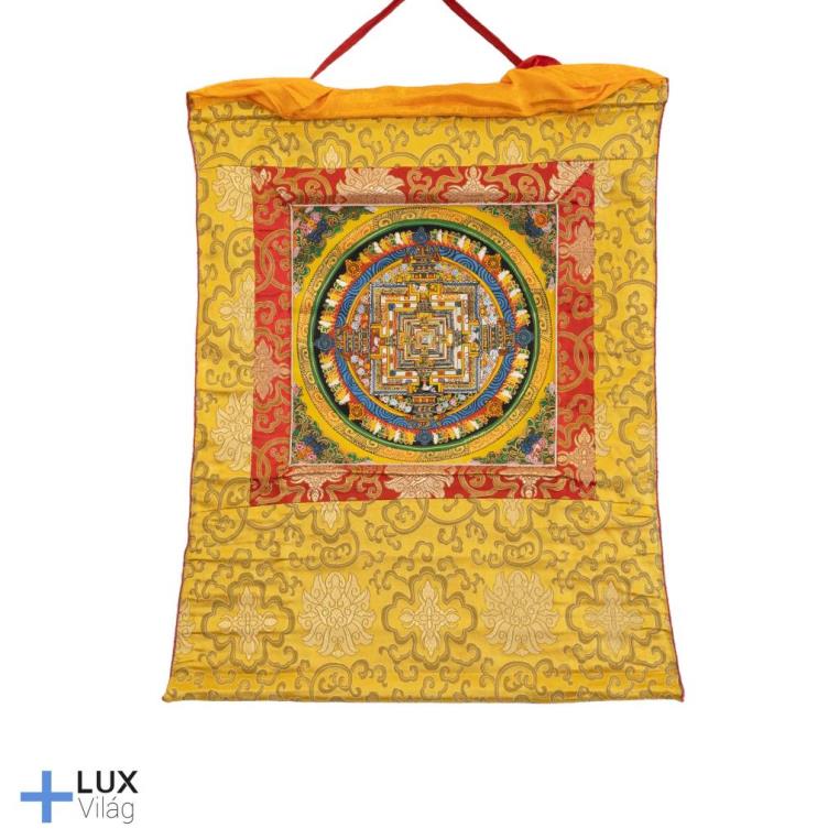 Kálacsakra mandala thangka