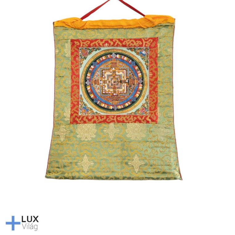 Kálacsakra mandala thangka