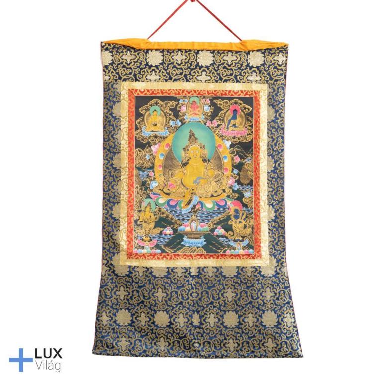 Sárga Dzambala thangka