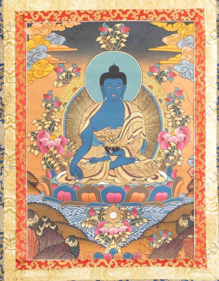 Gyógyító Buddha thangka
