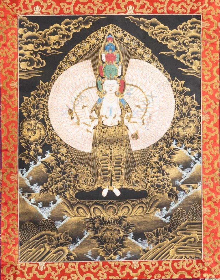 Avalókitésvara thangka