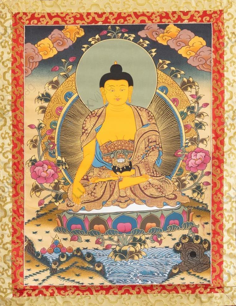 Sákjamuni Buddha thangka