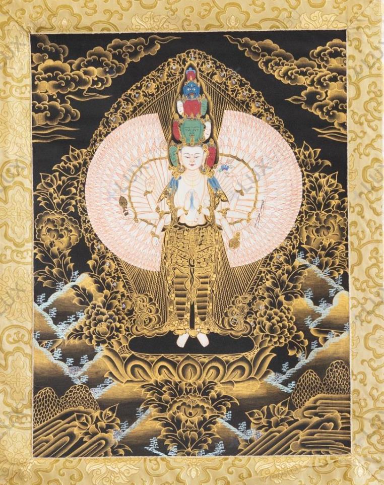 Avalókitésvara thangka