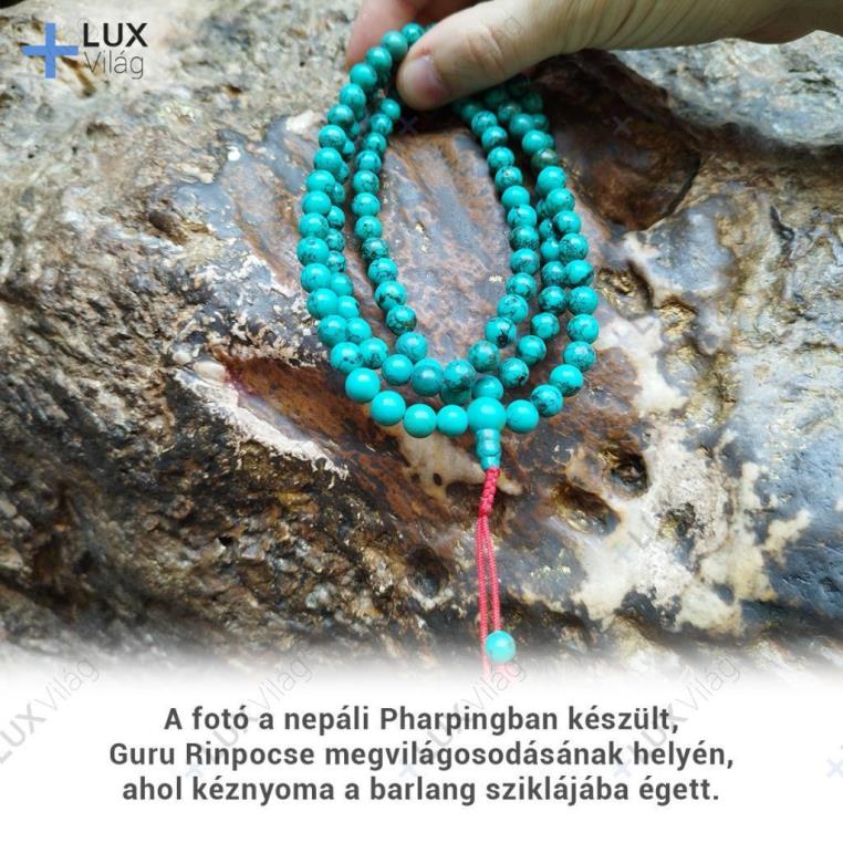 Exkluzív tibeti türkiz mala