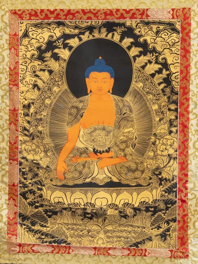 Sákjamuni Buddha thangka