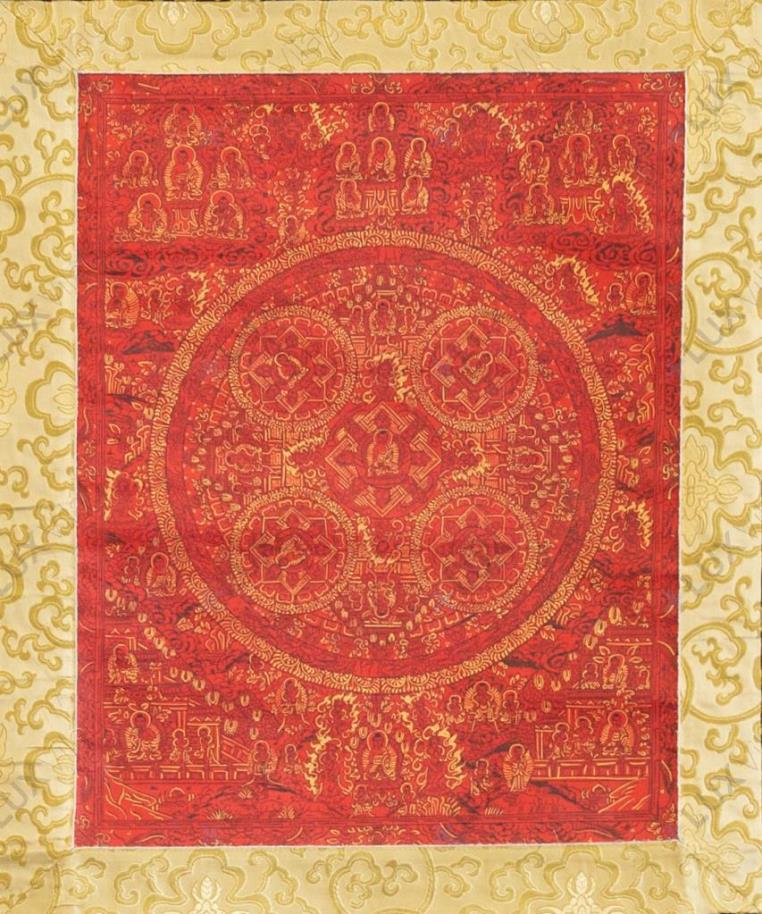 Buddha-mandala thangka