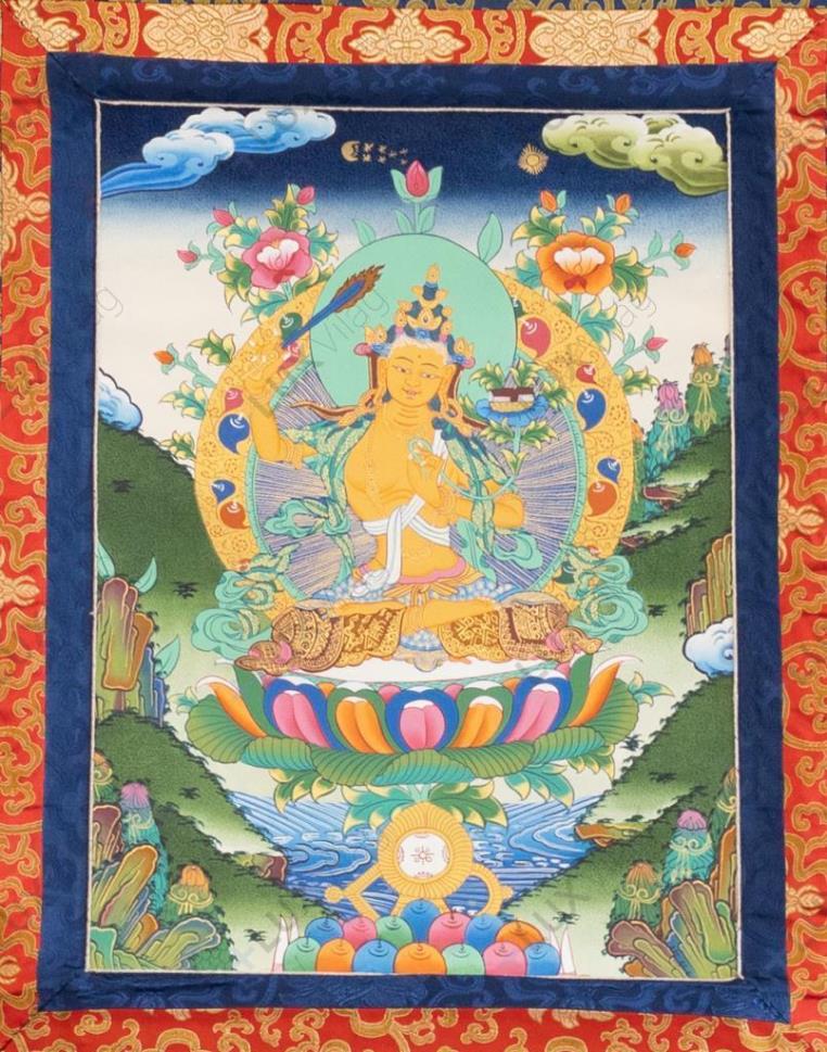 Mandzsusrí-thangka