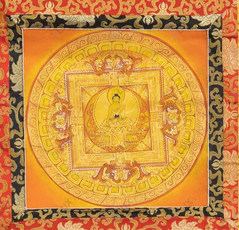 Buddha-mandala thangka
