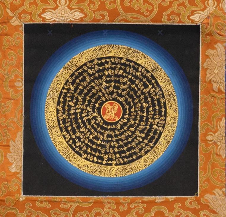 OM MANI PADME HUNG thangka
