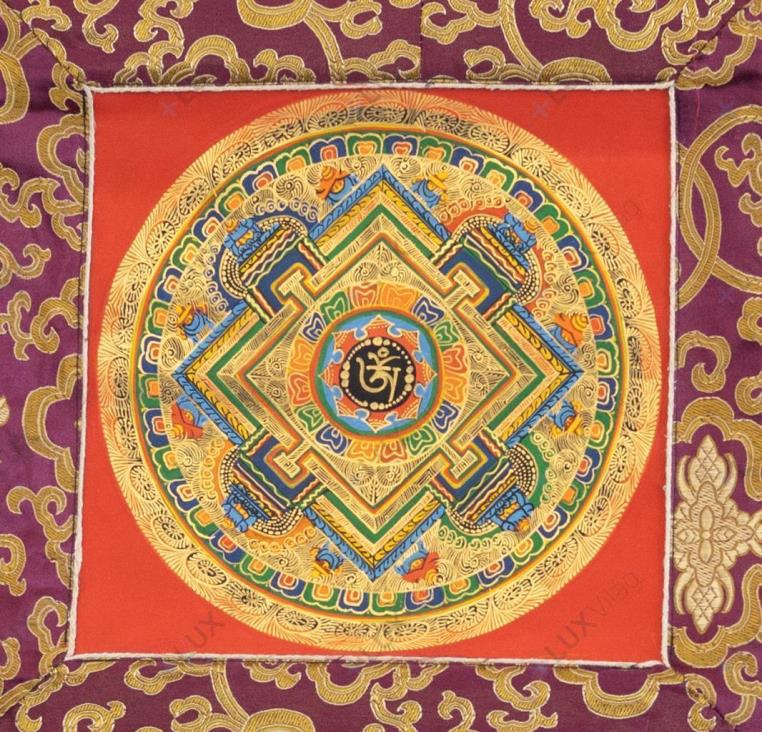 OM mandala thangka