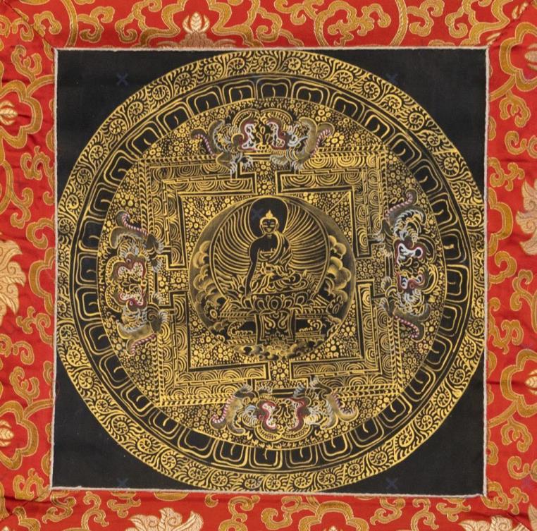 Buddha-mandala thangka