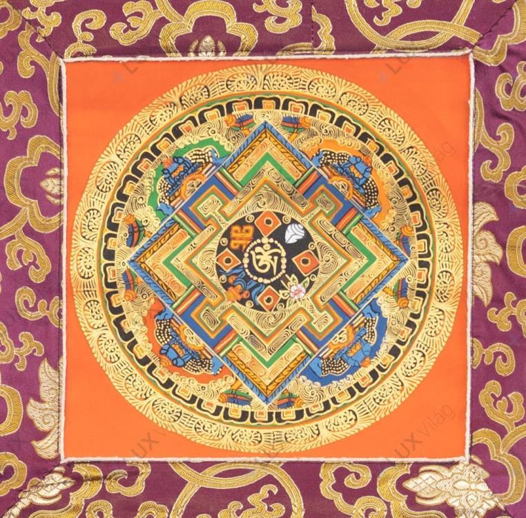 OM mandala thangka