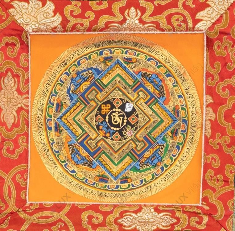 OM mandala thangka