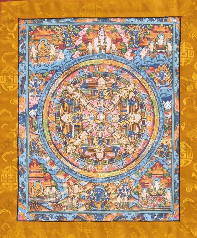 Buddha-mandala thangka
