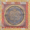 Kálacsakra mandala antikolt thangka