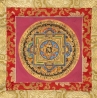 OM mandala thangka