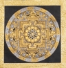 OM MANI PADME HUNG mandala thangka