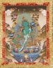 Zöld Tara thangka