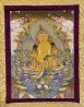 Sárga Dzambala thangka