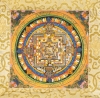 Kálacsakra mandala thangka