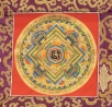 OM mandala thangka