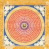 OM MANI PADME HUNG mandala thangka