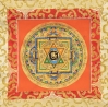 OM mandala thangka