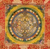 Kálacsakra mandala thangka