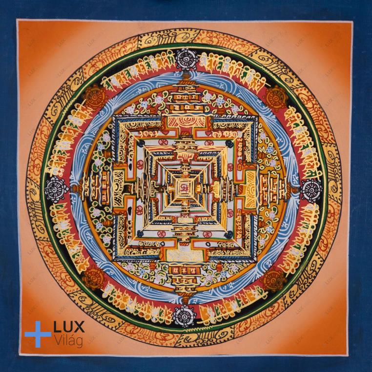 Kálacsakra mandala thangkakép