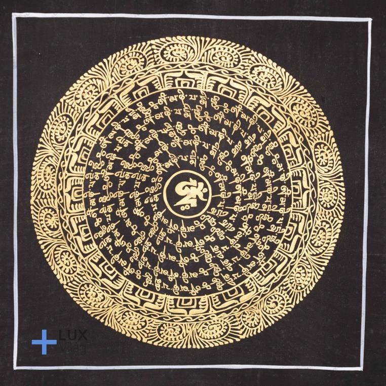Om MANI PADME HUNG thangkakép
