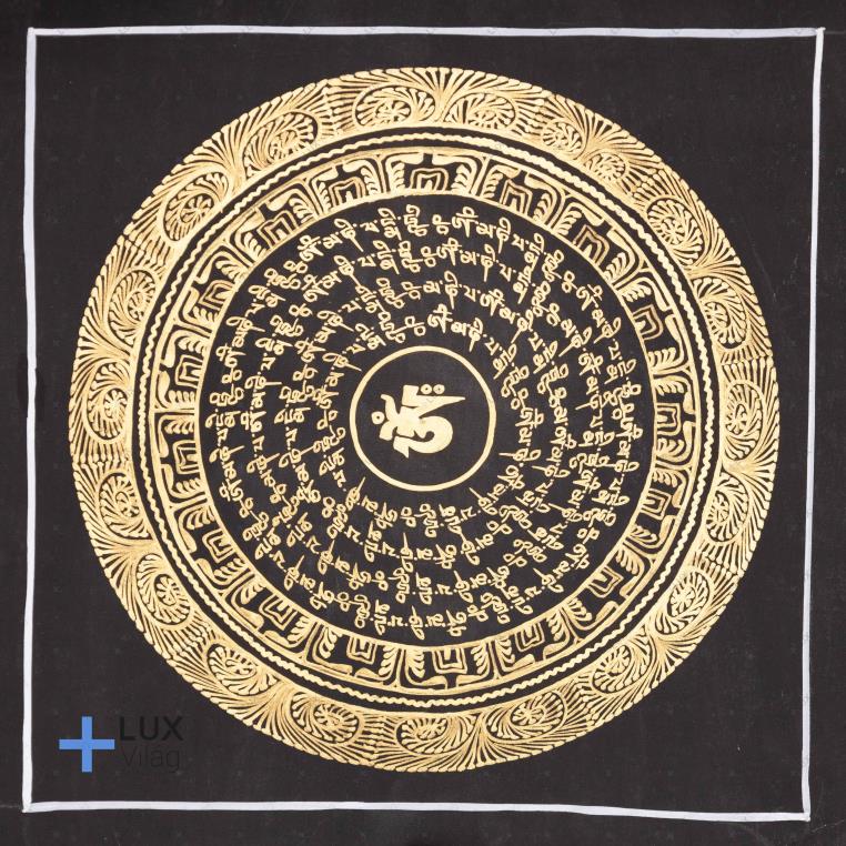Om MANI PADME HUNG thangkakép