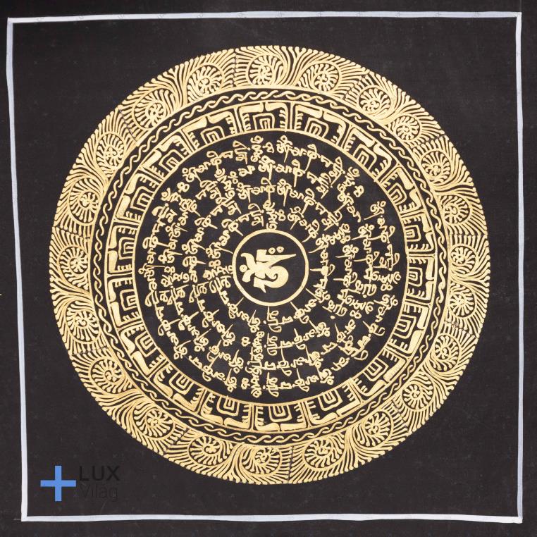 Om MANI PADME HUNG thangkakép