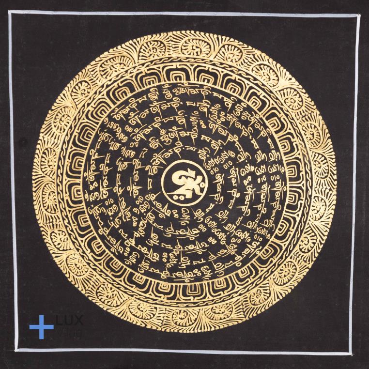 Om MANI PADME HUNG thangkakép