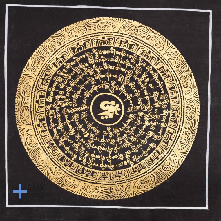 Om MANI PADME HUNG thangkakép