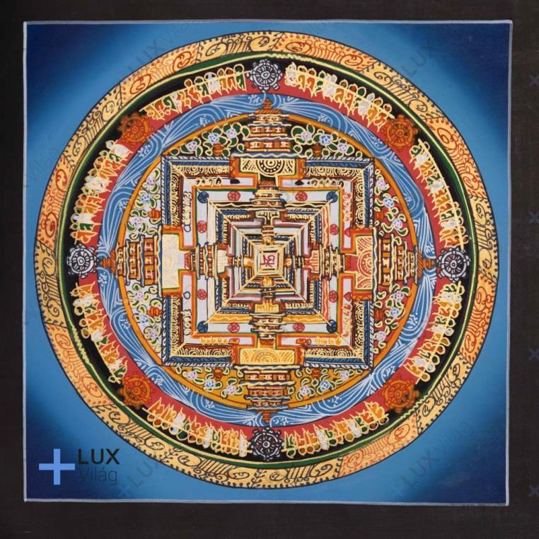 Kálacsakra mandala thangkakép