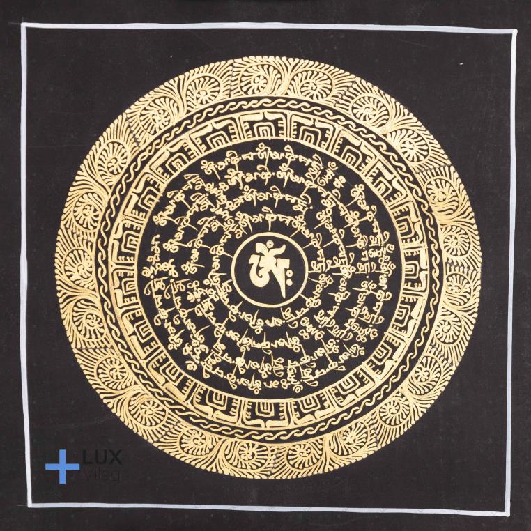 Om MANI PADME HUNG thangkakép