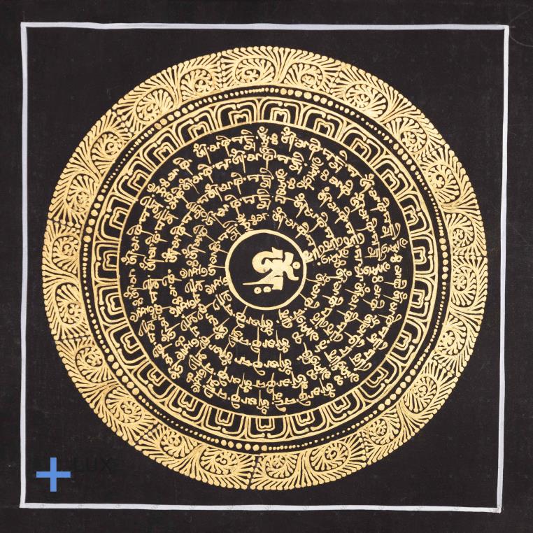 Om MANI PADME HUNG thangkakép